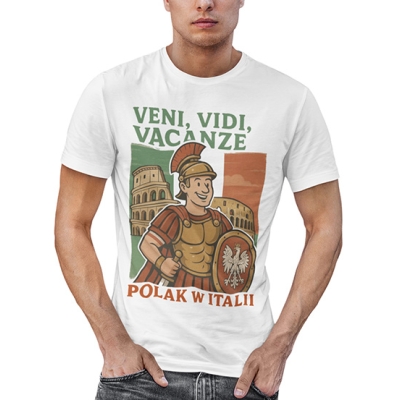 KOSZULKA  WAKACYJNA Polak w Itali
